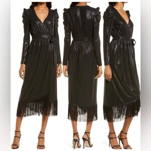 Lulus Dream Big Metallic Dress
